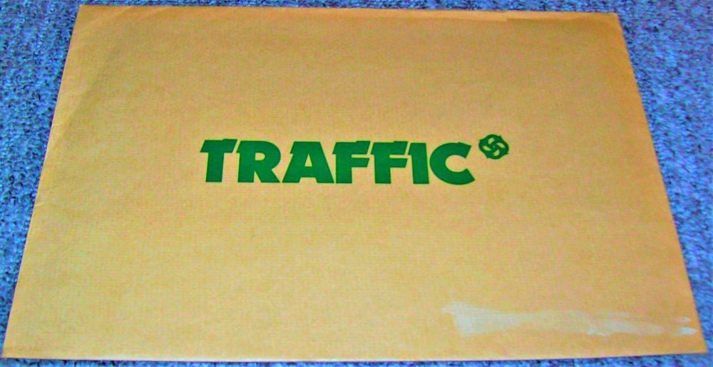 TRAFFIC FABULOUS RARE UK RECORD COMPANY PRESS KIT 'ON THE ROAD' LIVE ALBUM 