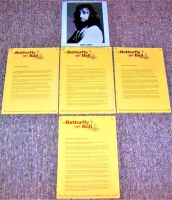 DEEP PURPLE ROGER GLOVER UK PROMO PRESS RELEASE 'THE BUTTERFLY BALL' ALBUM 1974