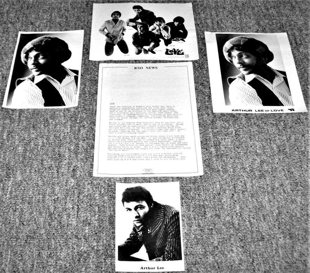 LOVE FABULOUS RARE U.K. RECORD COMPANY PROMO PRESS KIT 'REEL TO REAL' ALBUM