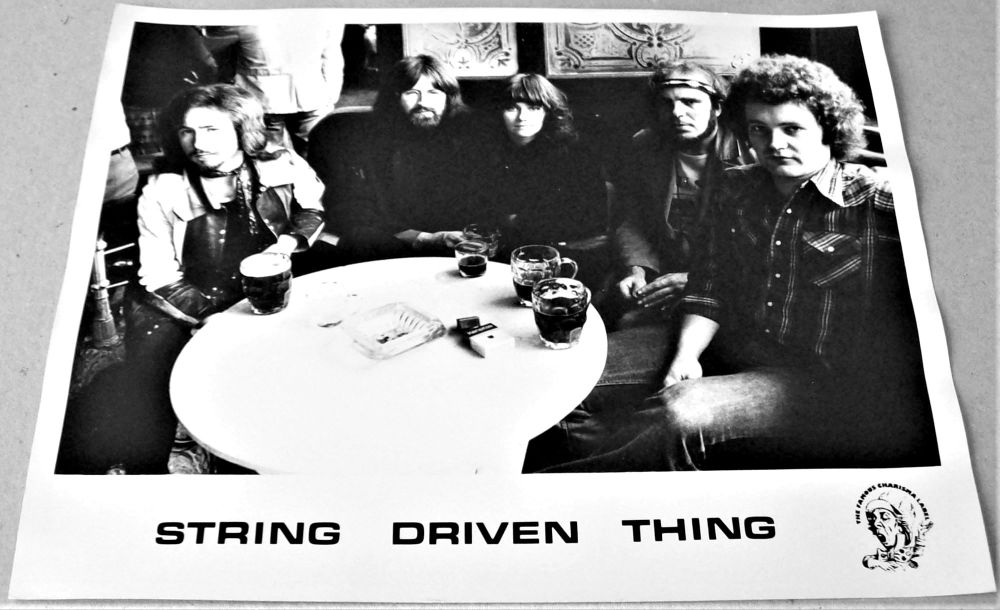 STRING DRIVEN THING STUNNING AND RARE U.K. RECORD COMPANY PROMO PHOTOGRAPH 