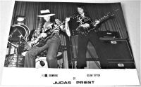 JUDAS PRIEST ABSOLUTELY STUNNING RARE U.K. RECORD COMPANY PROMO PHOTOGRAPH 1975