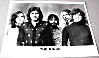 THE KINKS ABSOLUTELY STUNNING AND RARE U.K. RECORD COMPANY PROMO PHOTOGRAPH 1975