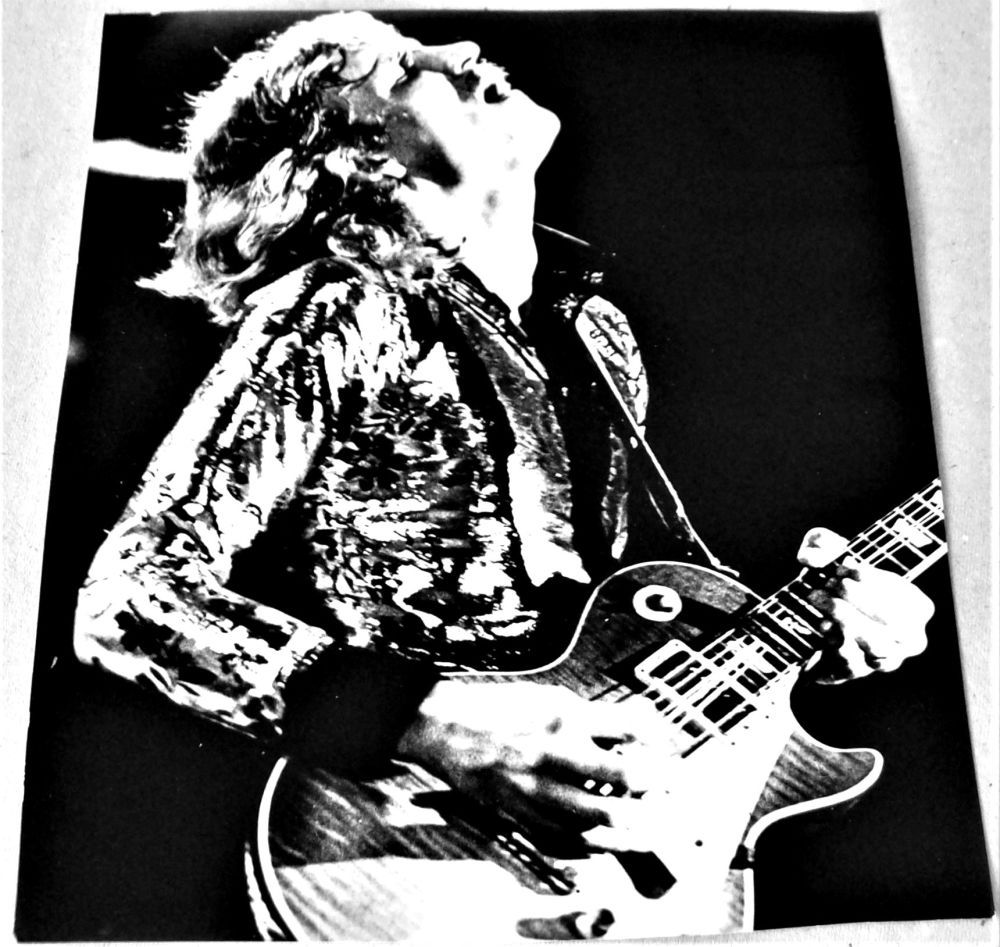 JOE WALSH ABSOLUTELY STUNNING AND RARE U.K. RECORD COMPANY PROMO PHOTOGRAPH