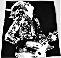 JOE WALSH ABSOLUTELY STUNNING AND RARE U.K. RECORD COMPANY PROMO PHOTOGRAPH 1974