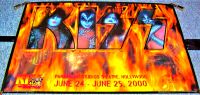 KISS RARE PROMO POSTER FOR 'KISS THE AUCTION' EVENT 24th & 25th JUNE 2000 U.S.A.