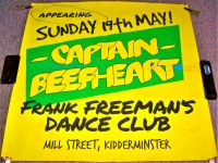 CAPTAIN BEEFHEART CONCERT POSTER SUN 19th MAY 1968 FRANK FREEMAN'S DANCE CLUB UK