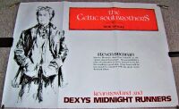 DEXYS MIDNIGHT RUNNERS SUPERB UK PROMO POSTER 'CELTIC SOUL BROTHERS' SINGLE 1983