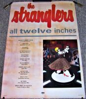 THE STRANGLERS U.K. RECORD COMPANY PROMO POSTER 'ALL TWELVE INCHES' ALBUM 1992