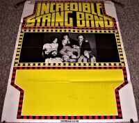 THE INCREDIBLE STRING BAND FABULOUS RARE U.K. REC COM TOUR 'POSTERGRAMME' 1973