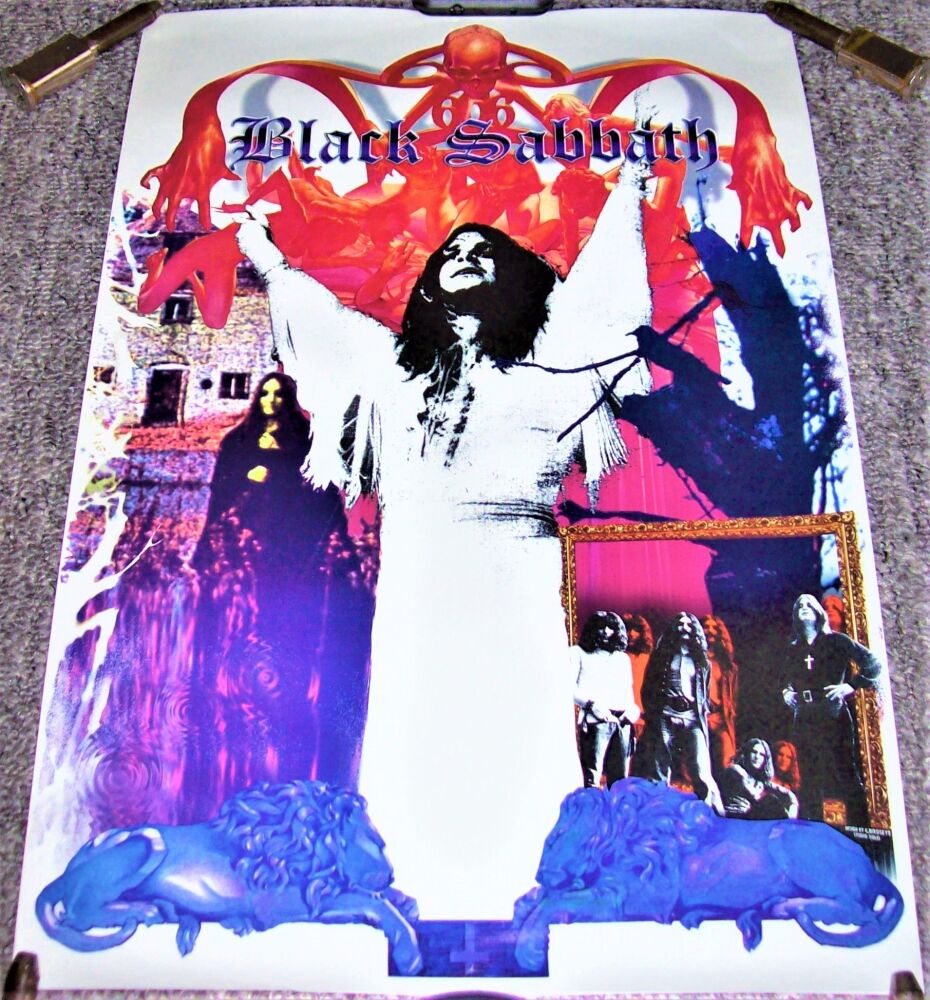 BLACK SABBATH GORGEOUS U.K. 'SABBATH BLOODY SABBATH'  PERSONALITY POSTER 19