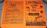 GONG DAEVID ALLEN CONCERT POSTER MON 20th JUNE 1994 WEST INDIAN CLUB SOUTHAMPTON