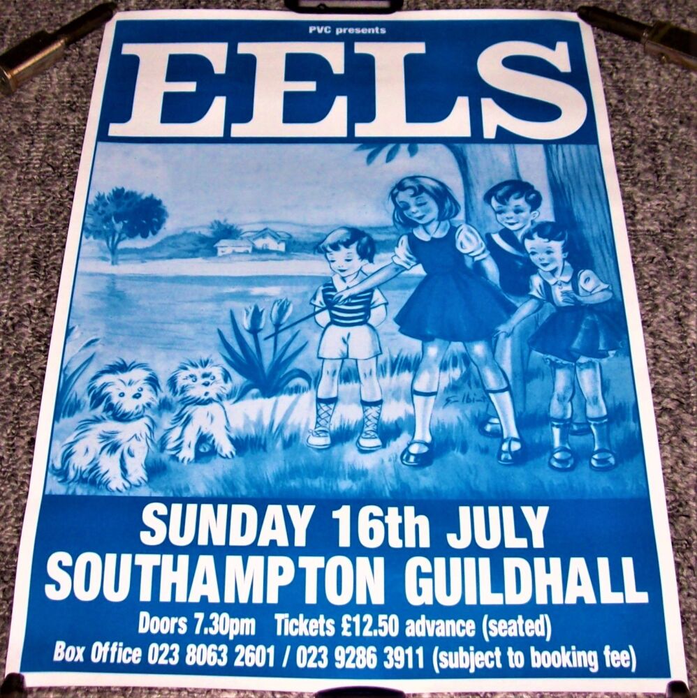 EELS REALLY STUNNING CONCERT POSTER SUNDAY 16th JULY 1995 GUILDHALL SOUTHAM