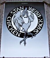STAN WEBB CHICKEN SHACK ABSOLUTELY STUNNING AND RARE CONCERT BLANK POSTER 1991