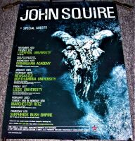 THE STONE ROSES JOHN SQUIRE REALLY GORGEOUS U.K. CONCERTS POSTER FOR 2002 & 2003