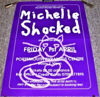 MICHELLE SHOCKED CONCERT POSTER FRIDAY 1st APRIL 1988 PYRAMIDS CENTRE PORTSMOUTH