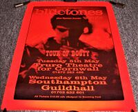 THE BLUETONES 'TOUR OF BOOTY' CONCERTS POSTER MAY 1998 TRURO & SOUTHAMPTON U.K.