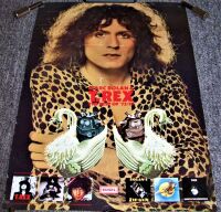 MARC BOLAN T-REX U.K. RECORD COMPANY PROMO POSTER 'THE BEST OF 72-77' ALBUM 1997