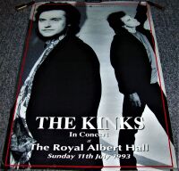 THE KINKS REALLY FABULOUS CONCERT POSTER SUNDAY 11th JULY 1993 ROYAL ALBERT HALL