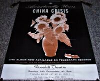CHINA CRISIS AUTOGRAPHED CONCERT POSTER MON 4th DEC 1995 ROSEHILL THEATRE U.K.