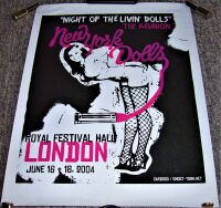 NEW YORK DOLLS CONCERTS POSTER 16th & 18th JUNE 2004 ROYAL FESTIVAL HALL LONDON