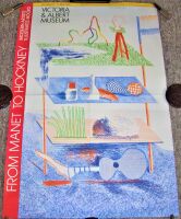 V&A MUSEUM REALLY STUNNING RARE 'FROM MANET TO HOCKNEY' PROMO POSTER FROM 1985
