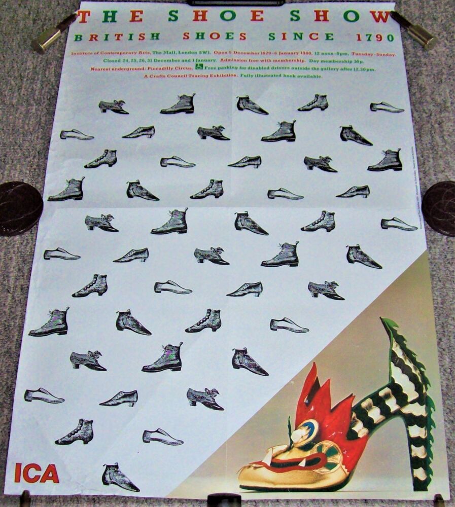 ICA EXHIBITION CENTRE REALLY GORGEOUS 'THE SHOE SHOW' PROMO POSTER 1979-198