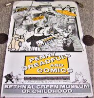 BETHNAL GREEN MUSEUM OF CHILDHOOD 'PENNY DREADFULS AND COMICS' EXPO POSTER 1983