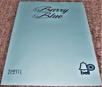 BARRY BLUE ABSOLUTELY STUNNING AND RARE U.K. RECORD COMPANY PROMO PRESS KIT 1973