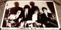 TALKING HEADS RARE U.K. RECORD COMPANY PROMO POSTER 'WILD WILD LIFE' SINGLE 1986