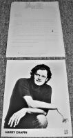 HARRY CHAPIN U.K. RECORD COMPANY PROMO PRESS RELEASE 'SHORT STORIES' ALBUM 1973