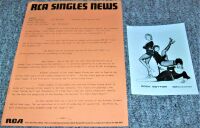 ROCK BOTTOM LOVELY U.K. RECORD COMPANY PRESS RELEASE 'IT'S ALL OVER' SINGLE 1975