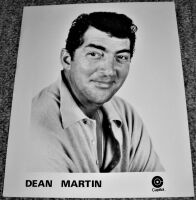 DEAN MARTIN ABSOLUTELY STUNNING AND RARE U.K. RECORD COMPANY PROMO PHOTO 1971
