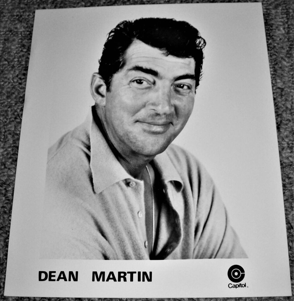 DEAN MARTIN ABSOLUTELY STUNNING AND RARE U.K. RECORD COMPANY PROMO PHOTO 19