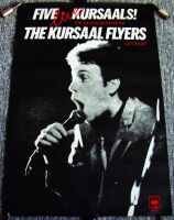 THE KURSAAL FLYERS RARE UK REC COM PROMO POSTER 'FIVE LIVE KURSAALS' ALBUM 1977
