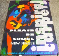 INSPIRAL CARPETS UK REC COM PROMO & CONCERT POSTER 'PLEASE BE CRUEL' SINGLE 1991