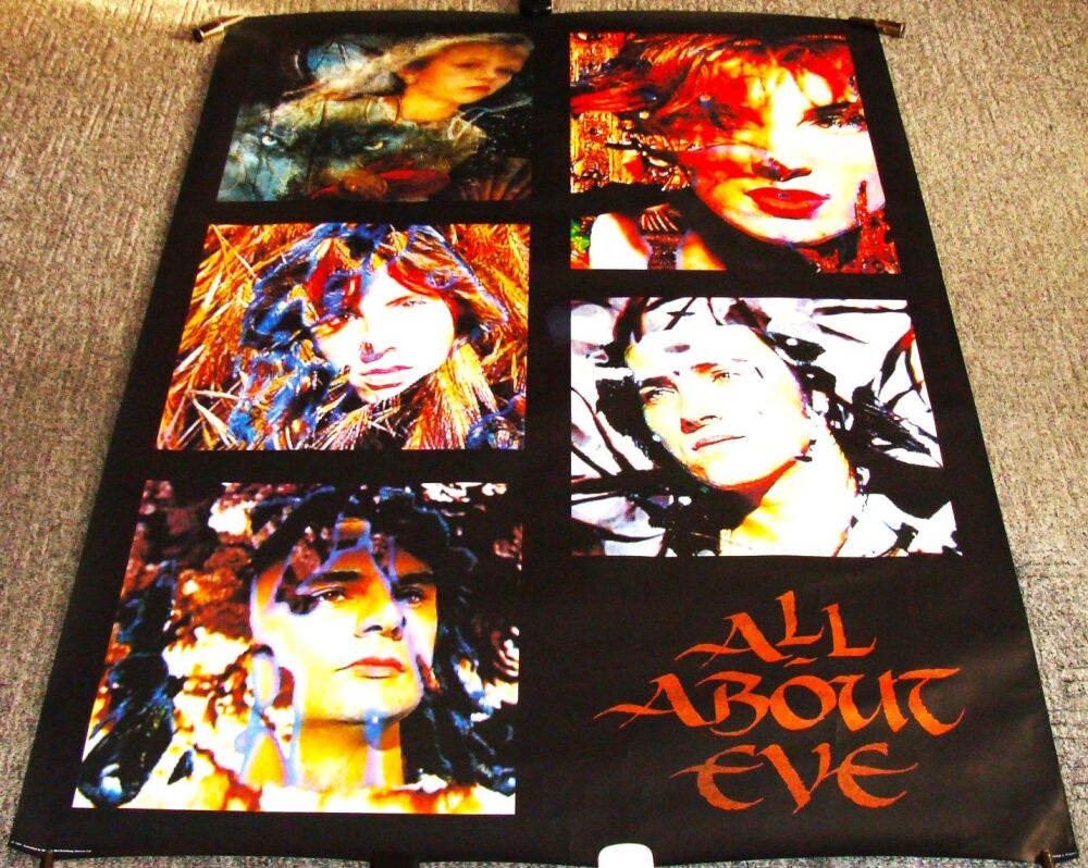 ALL ABOUT EVE REALLY SUPERB UK MERCHANDISING POSTER SELF TITLED DEBUT ALBUM