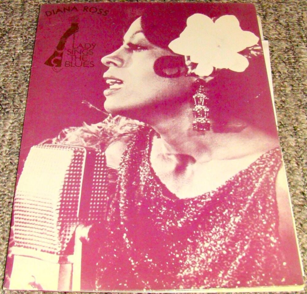 DIANA ROSS U.K. TAMLA REC COM PRESS KIT 'LADY SINGS THE BLUES' FILM &ALBUM 