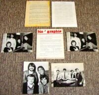 THE SHADOWS REALLY SUPER FRENCH AND ENGLISH RECORD COMPANY PRESS RELEASES 1970'S