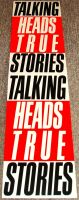 TALKING HEADS U.K. REC COM PROMO FOLD OUT SHOP DISPLAY 'TRUE STORIES' ALBUM 1986