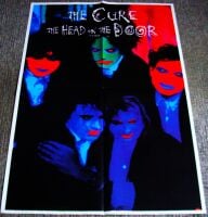 THE CURE RARE U.K. RECORD COMPANY PROMO POSTER 'THE HEAD ON THE DOOR' ALBUM 1985