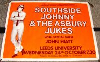 SOUTHSIDE JOHNNY & ASBURY JUKES CONCERT POSTER WED 24th OCT 1979 LEEDS UNI U.K.