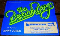 THE BEACH BOYS STUNNING RARE CONCERT POSTER TUESDAY 29th JUNE 1993 WEMBLEY ARENA
