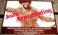 JOAN ARMATRADING SUPERB CONCERT POSTER SATURDAY 9th APRIL 1983 N.E.C. BIRMINGHAM