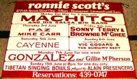 VIC GODDARD & SUBWAY SECT CONCERT POSTER SUN 6th JUNE 1982 RONNIE SCOTTS LONDON