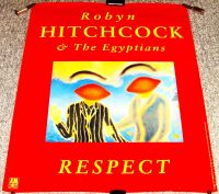 ROBYN HITCHCOCK & EGYPTIANS U.S. REC COM PROMO POSTER FOR 'RESPECT' ALBUM 1993