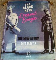 THE BLACK KEYS U.K. RECORD COMPANY PROMO POSTER FOR 'DROPOUT BOOGIE' ALBUM 2022