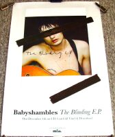 BABYSHAMBLES STUNNING U.K. RECORD COMPANY PROMO POSTER 'THE BLINDING E.P.' 2006