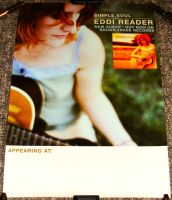 EDDI READER U.K. REC COM PROMO POSTER FOR 'SIMPLE SOUL' ALBUM 2001 & TOUR BLANK