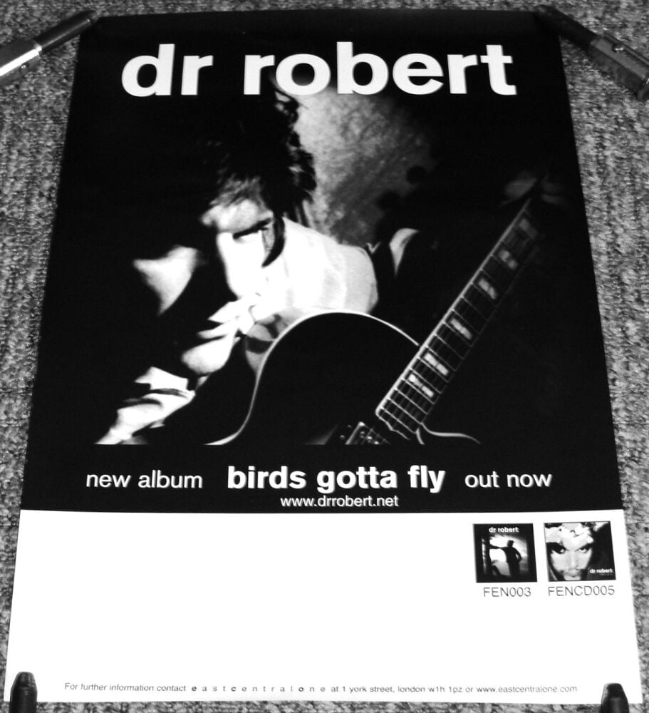 THE BLOW MONKEYS DR. ROBERT UK REC COM PROMO POSTER 'BIRDS GOTTA FLY' ALBUM