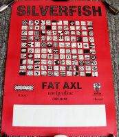 SILVERFISH FABULOUS U.K. RECORD COMPANY PROMO POSTER 'FAT AXL' DEBUT ALBUM 1991